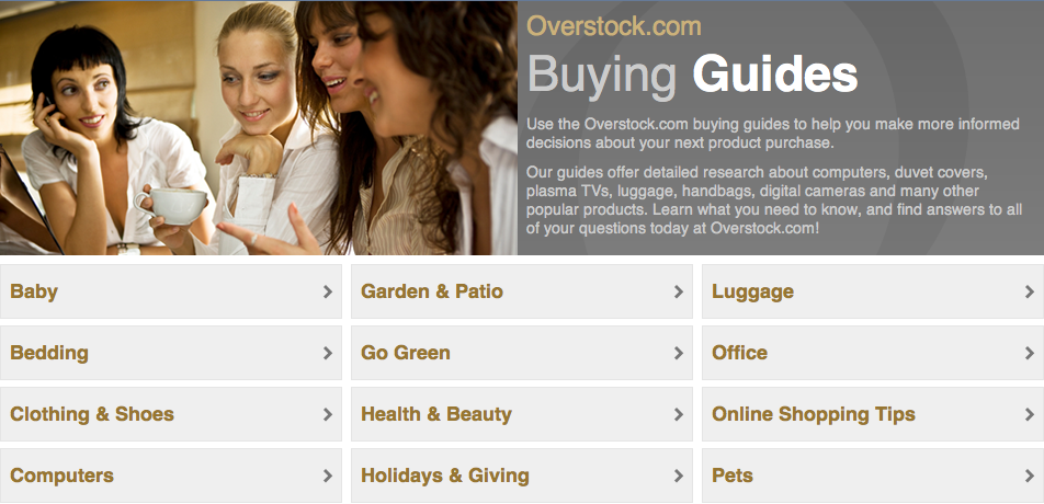 Overstock Guides