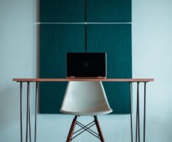 White Chair Desk